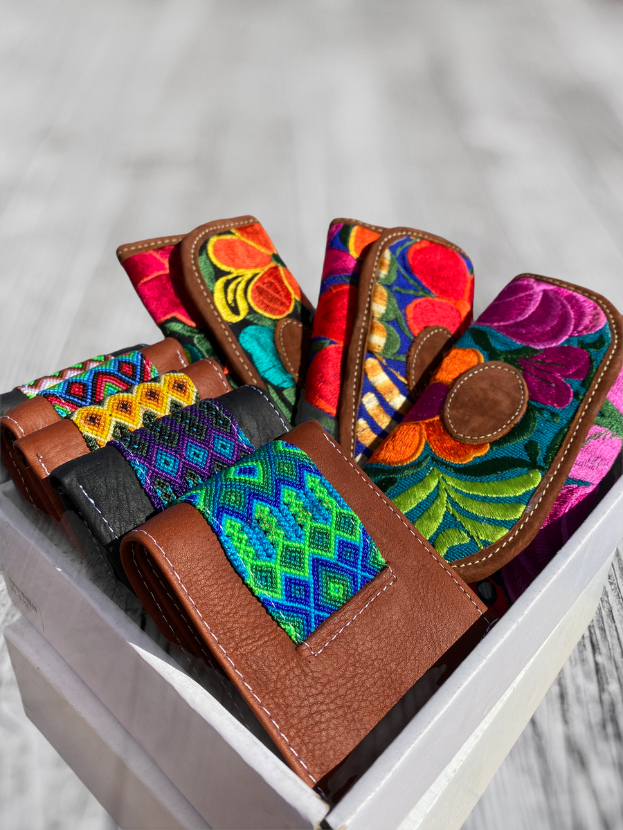 Hand Painted Leather Wallets