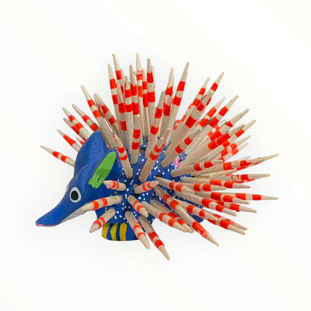 colorful-wooden-porcupine-figurine