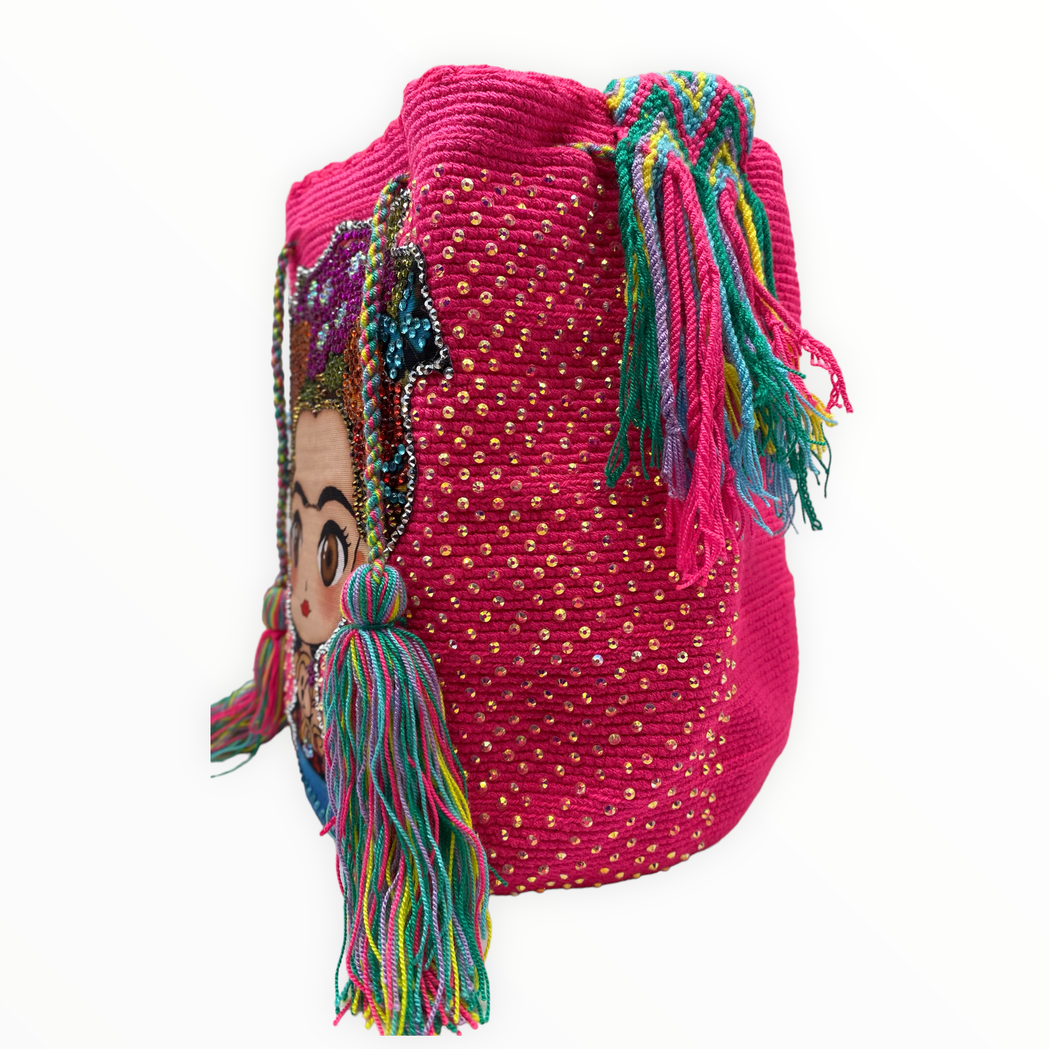 Naraya cross body bag in striking pink