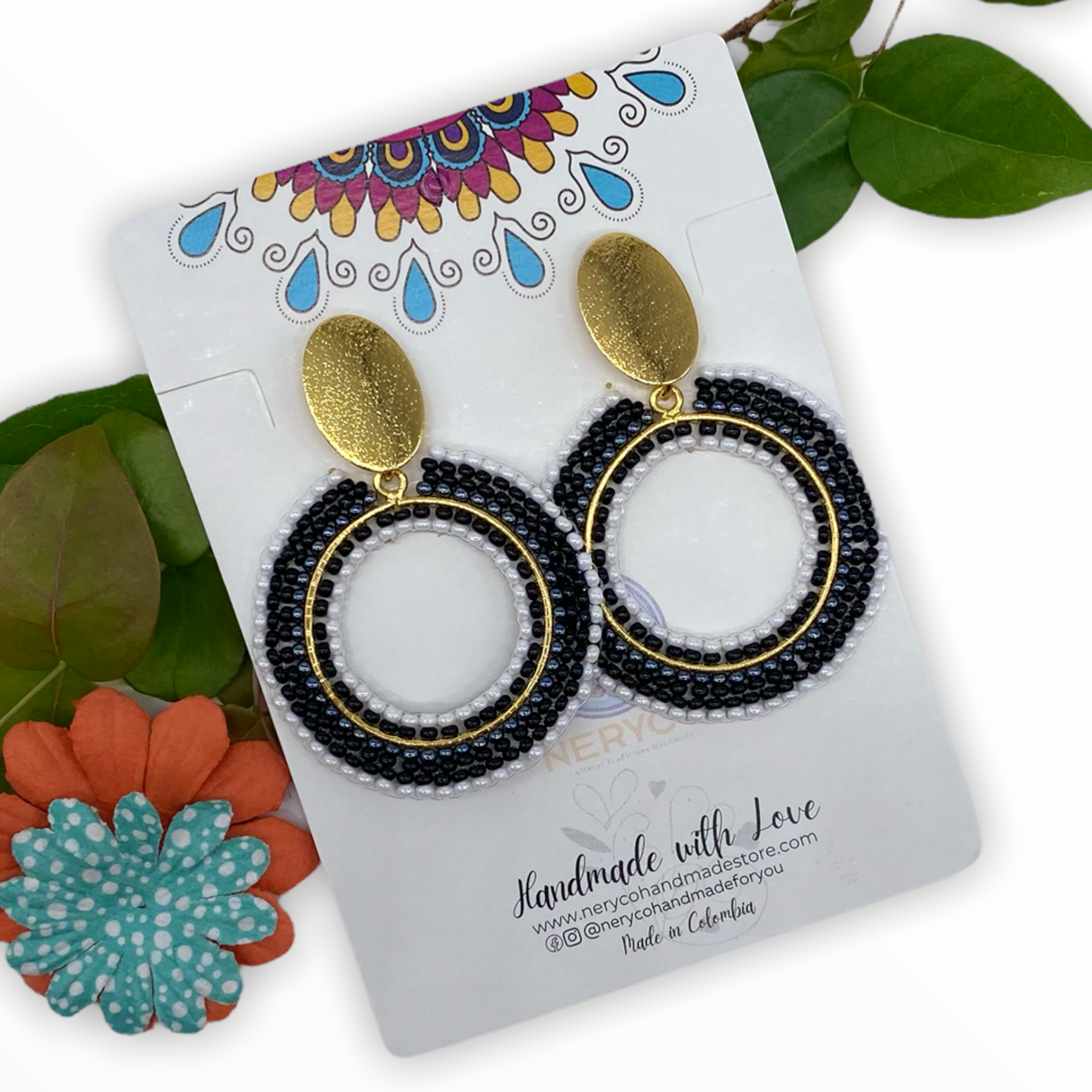 Handmade Solar Dangle Earrings | Concave Porcelain Earrings with 22-Karat  Gold – AMBER E LEA
