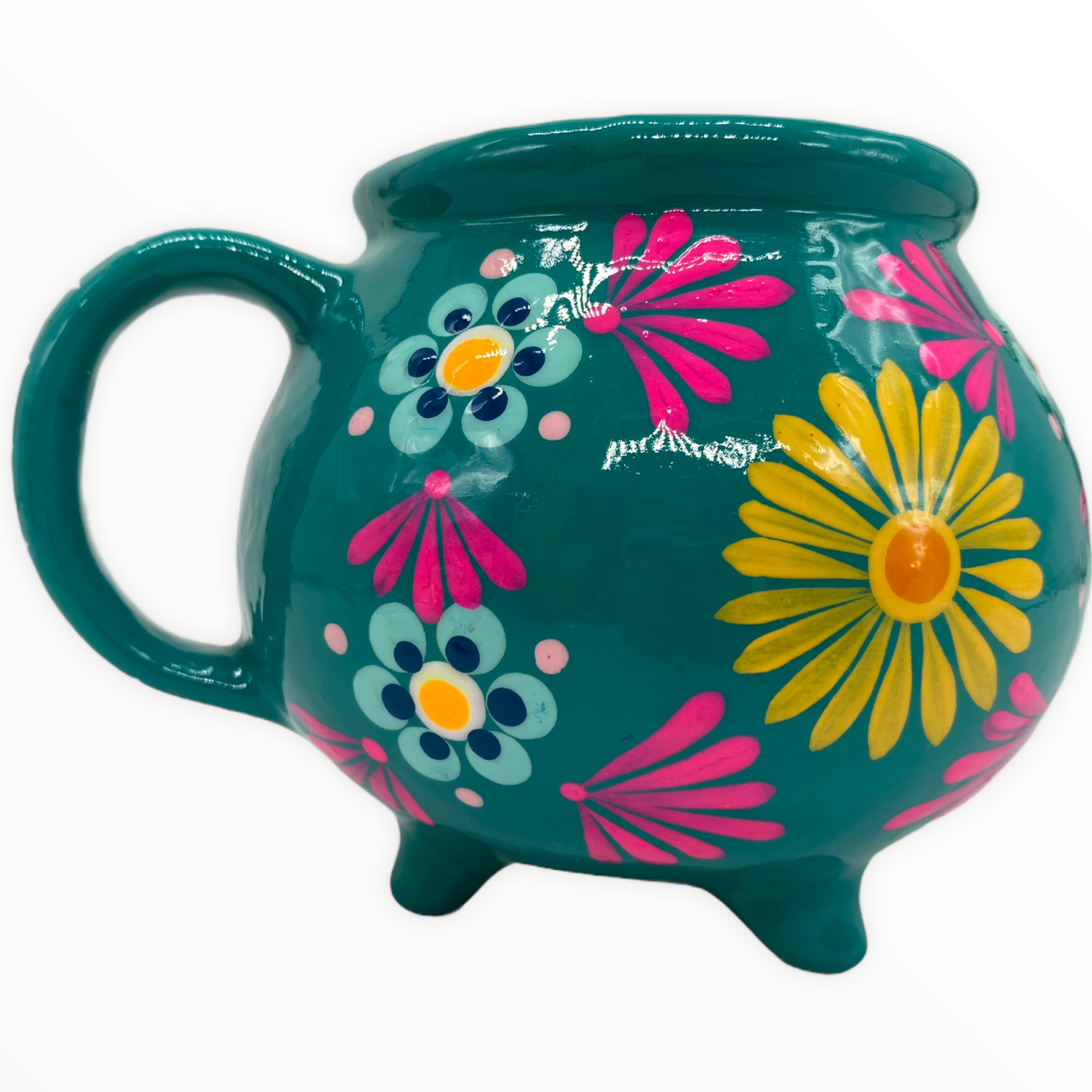 Aztec Hand Painted Ceramic Mug – Luna Curates